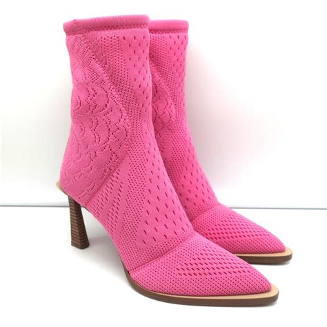 fendi boots barbie|FENDI Women's Size 36 Barbie Pink Fframe 90 Jacquard Ankle .